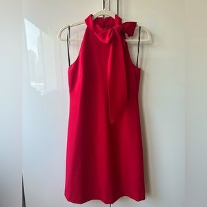 Vince Camuto Bow Neck Shift Dress | Red | Size 2